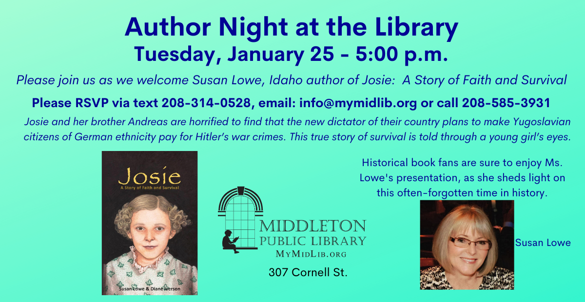 January 25 Author Night