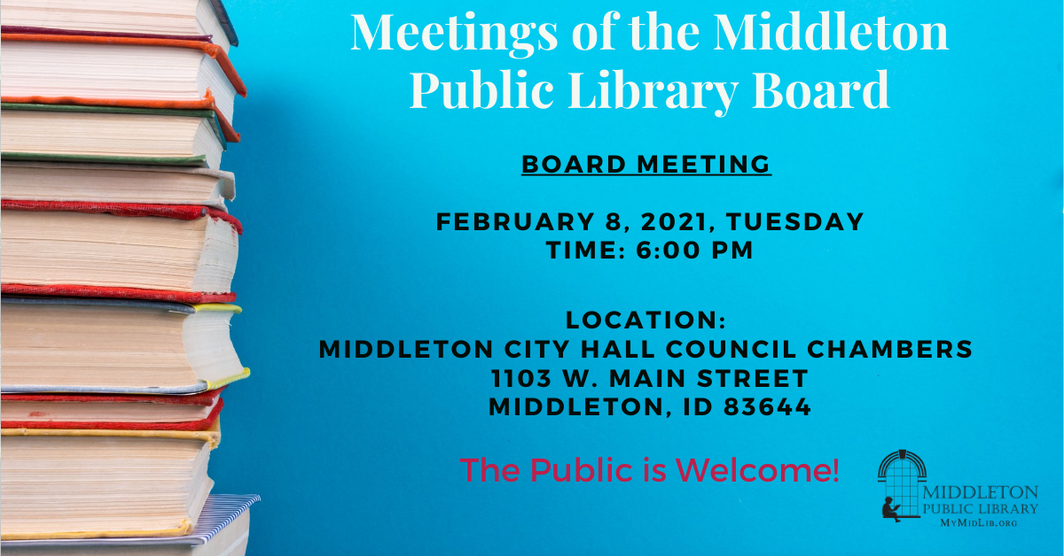 February 8 Library Board Meeting