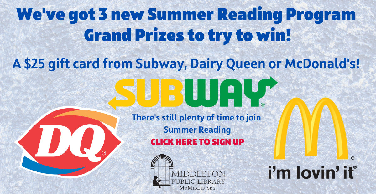 3 New Grand Prizes for Summer Reading