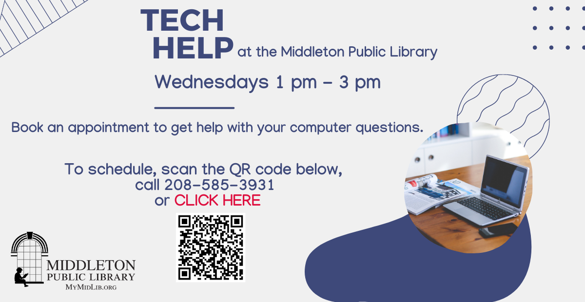 Tech Help at the Middleton Public Library