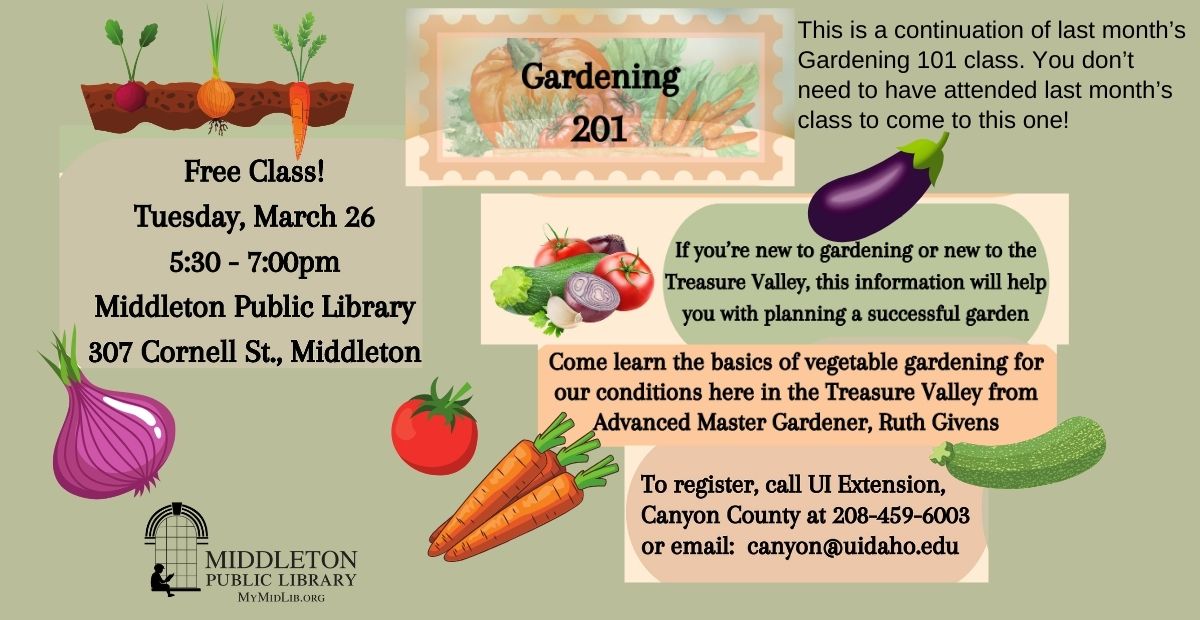 Monthly Adult Gardening Class